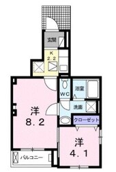 南区役所前駅 徒歩20分 1階の物件間取画像